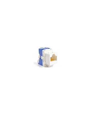 CONECTOR HEMBRA RJ45 CAT.6 UTP TOOLESS ROTARY 180º- FRONTAL