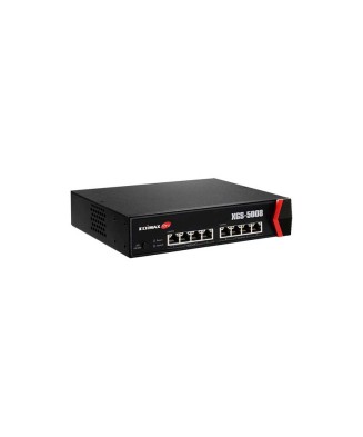 SWITCH EDIMAX CON 8 PUERTOS 100/1000/10.000MBPS, PARA RACK-LATERAL