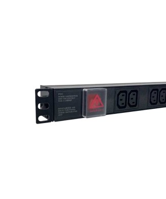 PDU, Regleta electrica 8 C13 con interruptor, detalle