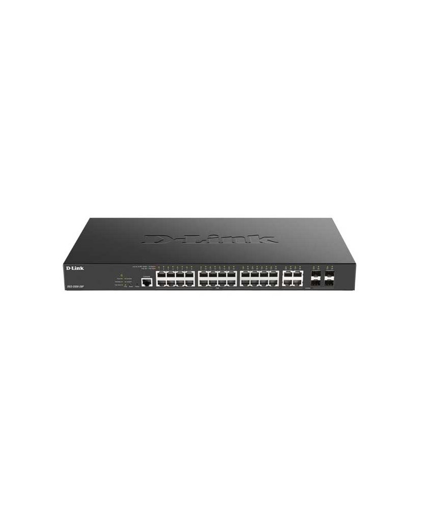 D-Link 28-Port Switch L2 24XGB 4xGbE/SFP DGS-2000-28P, frontal
